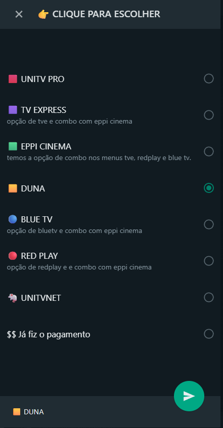recarga BlueTV pelo whatsapp 2
